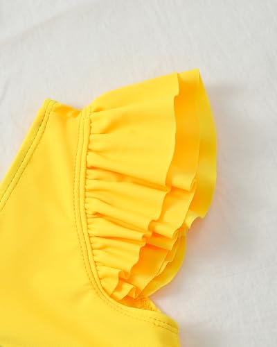 Mioglrie Toddler Baby Swimsuit Girl Bathing Suit Girl 2T 3T 4T 5T 6T Girls One Piece Swimsuits Color Block Swimwear3