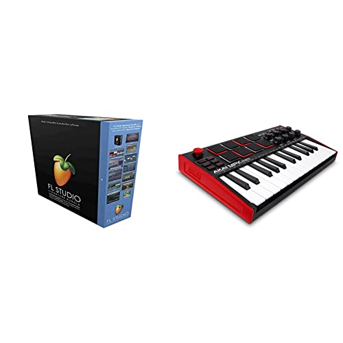 Image Line FL Studio 20 Signature Edition & AKAI Professional MPK Mini MK3 - Teclado Controlador...