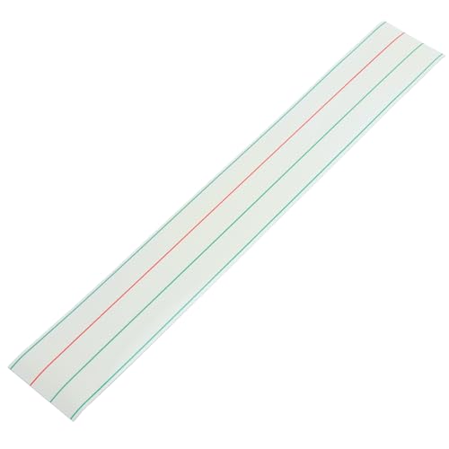 Hemobllo Pizarra Blanca Magnética con Diseño de Líneas Rojas y Cuadricula para Borrado Seco Tiras Magnéticas para Frigorífico para Escuela y Oficina