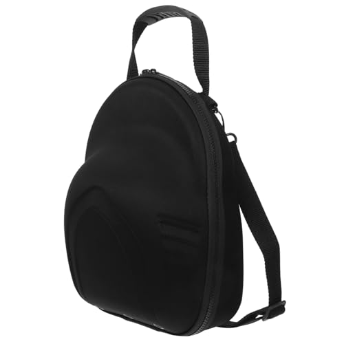 OKUMEYR Travel Hat Case for Baseball Caps Lightweight Eva Storage Carrier with Smooth Zipper Portable Cap Holder for Travel Protects From Scratches Black