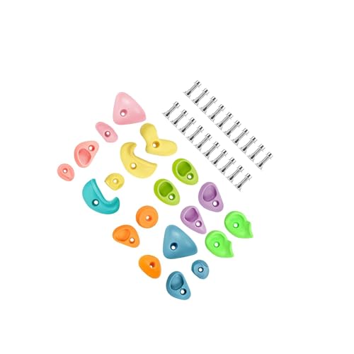 PUXZYAX Piedras de Escalada para niños, Juguetes con agarres de Resina de Colores para Parques Infantiles, Seguridad y fácil instalación en Cualquier Entorno.