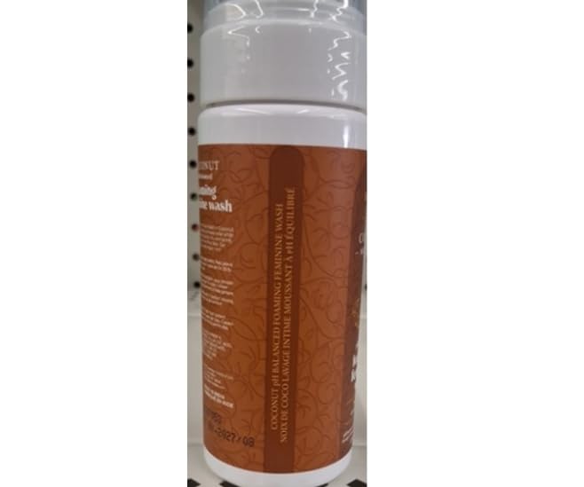 Natural Sense Coconut Foaming Feminine Wash, pH Balanced, 4 fl oz