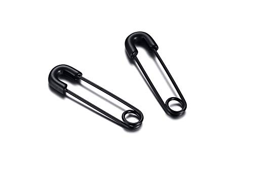 Stainless Steel Stylish Cartilage Earrings Punk Goth Safety Pin Earrings for Women Girl 90s Hoop Earrings Fashion Stylish Earrings Collection for BFF Mom,non fade4