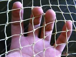 Image of EasyShoppingBazaar Bird Net /Pigeon Net /Anti Bird Net UV Stabilized HDPE (with Clips & Tying Ropes) - 17mm Mesh Size - White - 12 x 8 Ft