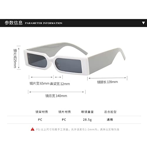 Small Square Thick Legs Ocean Film Sunglasses For Men and Women Hip-hop Stylish Thick UV400 Protective Sunglasses2