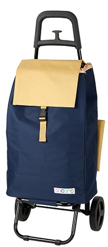 ｃｏｃｏｒｏ コ・コロ レップ(Rep) Cocoro(コ・コロ) ショッピングカート バイカラー カートセット ネイビー×ベージュ 40L 荷物フック 無地 折り畳み式 ポケット収納 保冷 保温 エコバッグ 買い物 おしゃれ 可愛い シンプル 便利 コンパクト 軽量 キャンプ 運動会 花見 545409（Amazon）