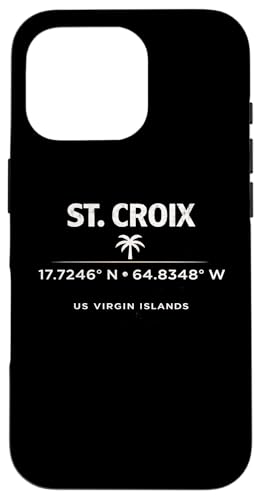 St Croix USVI�R�[�f�B�l�[�g �g���x���f�U�C�� �X�}�z�P�[�X iPhone 16 Pro �p