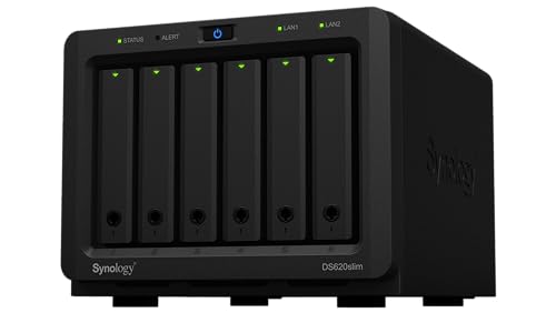Synology 6 bay 2.5" NAS DS620slim (Diskless) by Synology - Used condition - US$368.73
