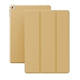 KHOMO iPad Air 2 Case - DUAL Series - ULTRA Slim Cover with Auto Sleep Wake Feature for Apple iPad Air 2nd Generation Tablet, Gold (ip-air-2-gold-2)