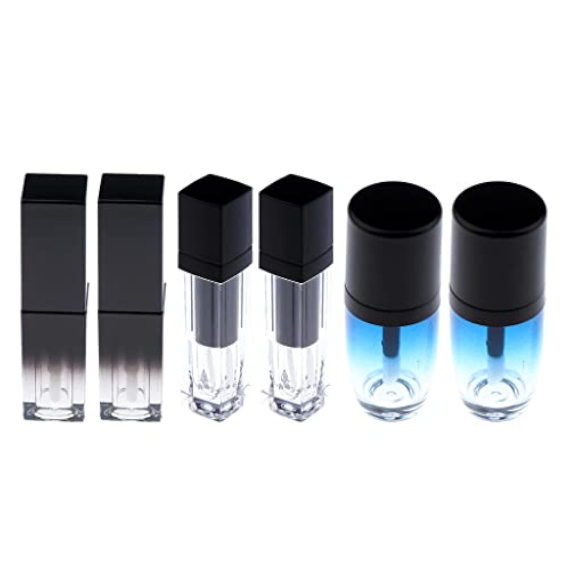 2X 4.5ML Empty Lip Gloss Tube Liquid Lipstick DIY Containers Vials Gradient