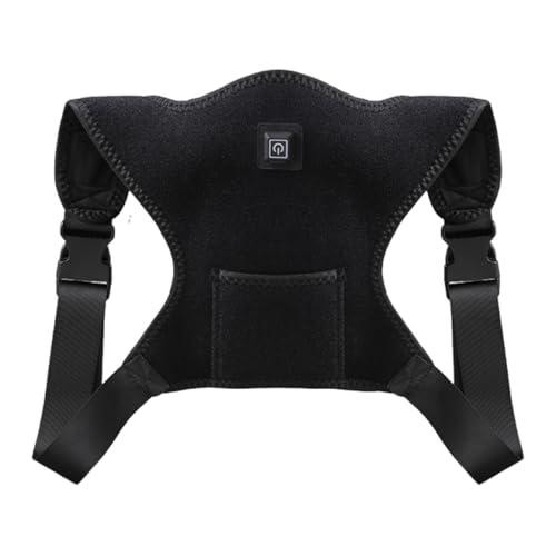 Almohadilla térmica para hombros, cinturón térmico eléctrico respetuoso con la piel para el hombro, cojín térmico ergonómico eficaz para el cuello | para hombres, adolescentes, adolescentes
