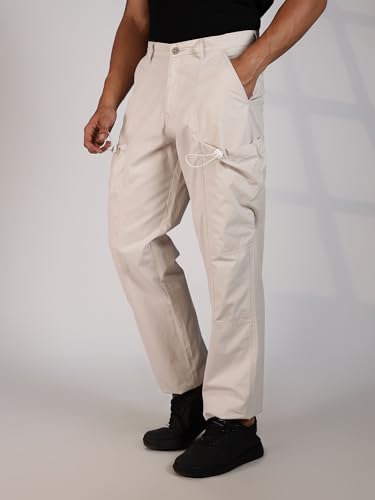 Image of Thomas Scott Relaxed Fit Cargo Trousers for Mens