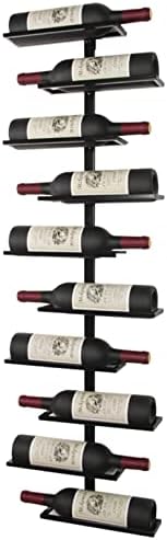 GOODBZ Wine Rack Wall Mounted, Wall Hanging Wine Holder for 4/6/8/10 Wine Bottles Racks for Wall, Wine Holder for Kitchen,Dining Room,Bar, Pantry, Wine Cellar