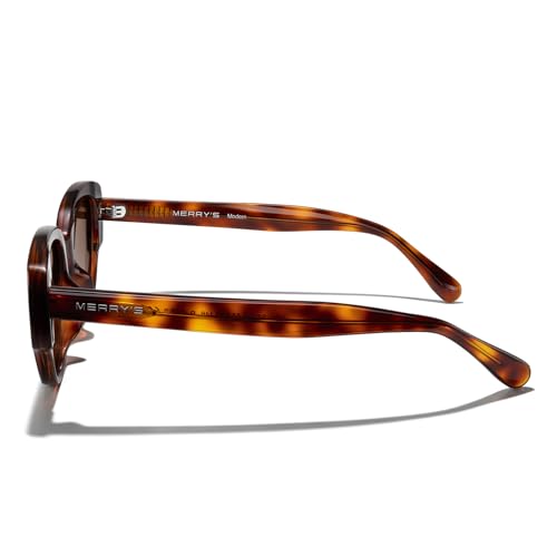 MERRY'S Modern Women Acetate Retro Narrow Pointy Cat Eye PolarizedUV400 Sunglasses S61943