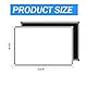 Royomal Magnetisch Whiteboard Klein, 40x30cm Magnetisches Whiteboard, Magnetic Abwischbar für Schreibtisch, Magnettafel Wand HäNgende Doppelseitige Tafel, für Büro, Heim und Schule