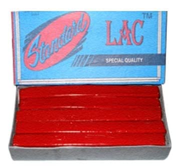 AZAZNeeraj Traders Sealing Wax Sticks , Red -Pack of 10