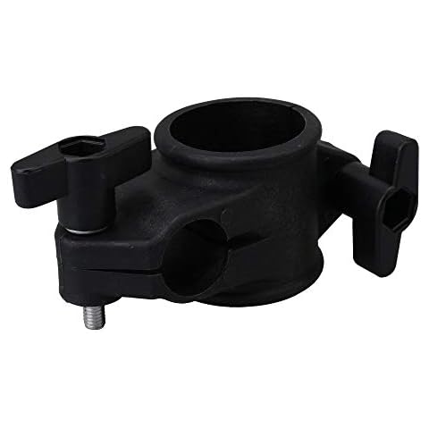 logyues 22mm Electronic Drums T Clamp Clip Bracket Kit Tubing Rack Mount Black Replacement for Roland CR-22 Cover