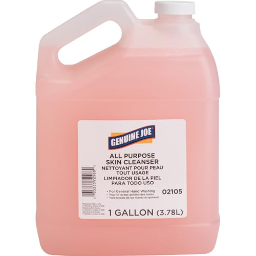 Genuine Joe Liquid Hand Soap with Skin Conditioner, 1 gallon Bottle, Pink image 4
