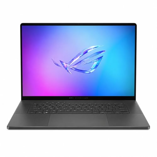 Image of ASUS ROG Zephyrus G16 All-Around Gaming Laptop, 16 inch 2.5K OLED 240Hz Display, Intel Core Ultra 9 285H, GeForce RTX 5070, 16GB RAM, 1TB PCIe 4.0 SSD, Wi-Fi 7, Bag-Ready Notebook, Eclipse Gray