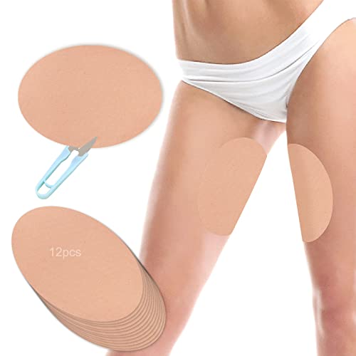 Anti Frottement Cuisse Femme 12 PièCe Bande Anti-Frottements Bandelette Bande Invisibles Cuisse Anti Frottement Bandes ProtèGe-Cuisses Anti-Frottements Convient pour Et Le Sport La Marche Quotidienne Cover