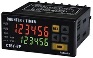AUTONICS CT6Y-2P4 DIGITAL COUNTER/TIMER, 6-DIGIT, 100VAC TO 240VAC