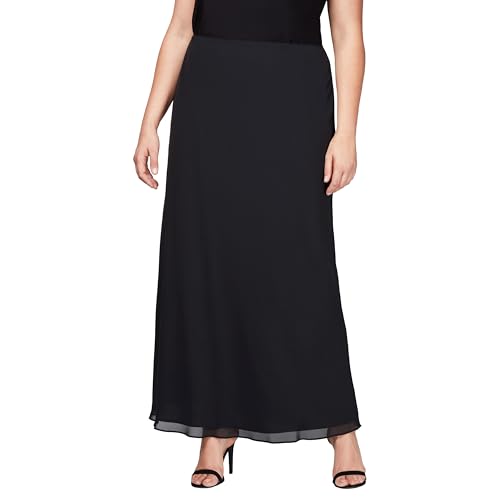 Alex Evenings Women's Plus Size Long Formal Skirt