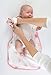 Amazing Baby Muslin Sleeping Sack, Watercolor Roses, Pink, Large, Wearable Blanket with 2-way Zipper (12-18 Months, fits up to 35 inches)