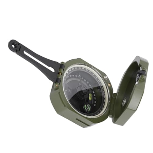 Brújula geológica profesional Fabater de alta precisión, impermeable, con dial fluorescente y ajustador de declinación magnética, resistente a golpes, para topografía y orientación miniatura 2