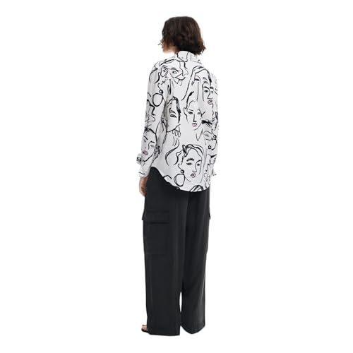 Image of Desigual Women's Woman Woven Shirt Long Sleeve