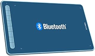 Wireless Drawing Tablet-XPPen Deco LW 10x6In Bluetooth Graphic Tablet with Battery-Free X3 Digital Stylus Wireless Drawing PAD Compatible with Chrome, Windows 11, Linux, Mac, and Android(Blue)