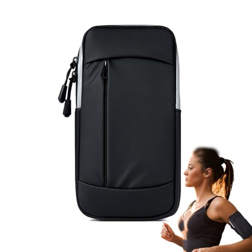 Fascia Da Braccio Con Borsa Auricolare - Fascia Braccio Running Resistente | Sweatproof Armband | Fascia Sportiva Running Porta Cellulare Braccio Portacellulare Armband Per Telefono Da Allenamento