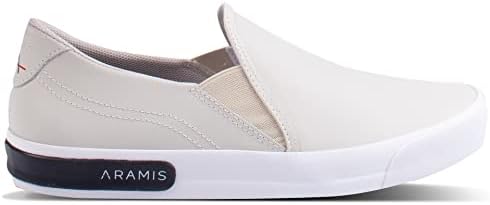 Tênis Aramis Stripe Slip On Off White