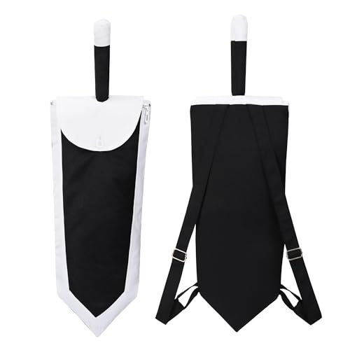 DAZCOS Mochila Dragon Sword para cosplay e acessórios para Halloween, Preto, branco, One Size, Cosplay