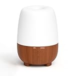 SPLITSKY Rechargeable Battery Essential Oil Diffuser 150ML, Portable Cordless Aromatherapy Diffuser, 7-Color LED Light, 7 Hours Run Time, Quiet Design, Safe Auto Shut-Off, for Office, Home, Outdoor