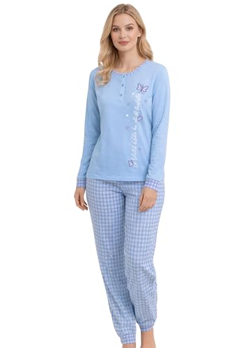 ✅ IDEA REGALO VERSATILE: Elegante e pratico, questo pigiama lungo in cotone leggero è il regalo perfetto per compleanni, anniversari o qualsiasi occasione speciale.