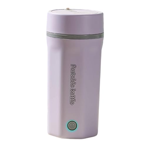 DeeRace 電気ケトル 小型 携帯用 電気ポット 500ml 旅行 110V 7分急速沸かし トラベルケトル 空焚き防止 漏れない 水筒 電気ポット 電気温水カップ ステンレス鋼 お茶作り/ブリューミルク コーヒー 紅茶に使用 コンパクト 旅行 事務室