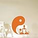 Produktbild Diy Vinyl Wandstick Von Tai Chi Praxis Yoga Sport Freizeitclub Ein Mädchen Stil Dekorative Wand Sti 60 * 60Cm