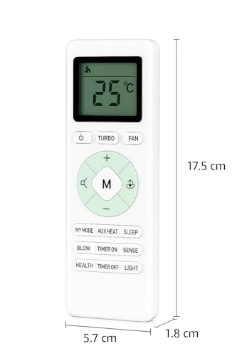 Image of K2 Remotes Compatible for Lloyd Split AC Remote (233 Model) - Compatible with 1 Ton 1.5 Ton LS12B32WACR & LS18I52WBEL - Durable Replacement | Easy Setup | 2-Year Warranty