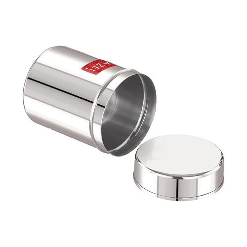 Image of HAZEL Stainless Steel Container | Kitchen Air Tight Storage Dabba Container, 200 ML,Silver