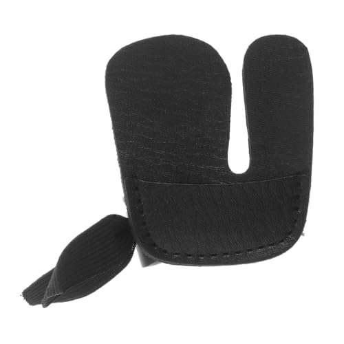 BESPORTBLE Thumb Protector Pu Finger Protector for Hunting Gloves Recurve Finger Tab Outdoor Sports Gear