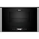 NEFF NR4GR31N1, N 70, Einbau-Mikrowelle, Integrierbare Mikrowelle mit Grill 40 x 60cm, Full Touch TFT-Display, Automatikprogramme, Easy Clean, LED-Innenbeleuchtung, Edelstahl
