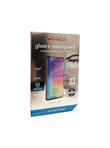 ZAGG for LG V50 ThinQ InvisibleShield Glass+ VisionGuard Screen Protector - Clear
