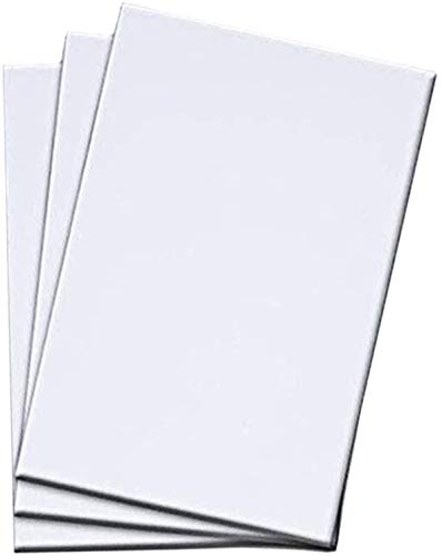 Netko White Plain Note Pads - 2 x 100 Sheets Blank Writing Pads, Memo Pads for Multipurpose Use | Heavy Weight Paper for Office & Daily Use | 3 x 5 Inches