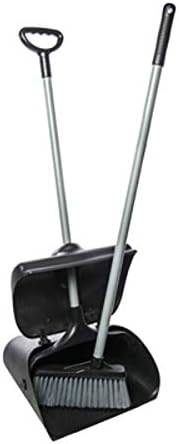 Heavy-Duty Lobby Dustpan With Wheels And Lobby Broom Combo – Globe Commercial Products