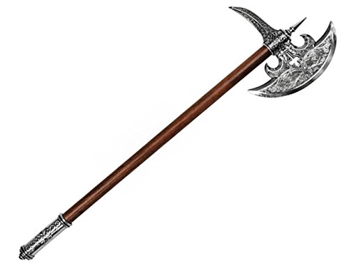 両手斧　バトルアックス　西洋　ヨーロッパ　武具　模造品 要説明文 アンティーク両手斧『両刃アックス』西洋バトルアクス