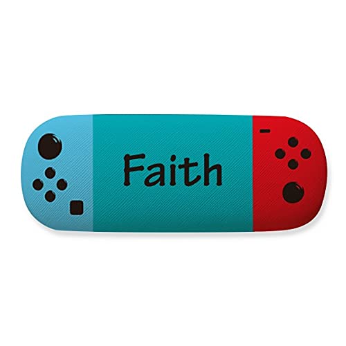 Étui de rangement pour lunettes Faith Word, cadeau inspirant idéal