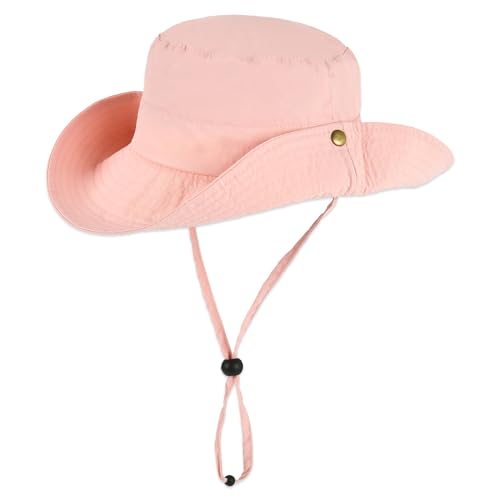 Kids Wide Brim Sun Hat Adjustable for Teen Youth Bucket Sun Protection UPF 50+ Safari Hat for Age 2-14y2