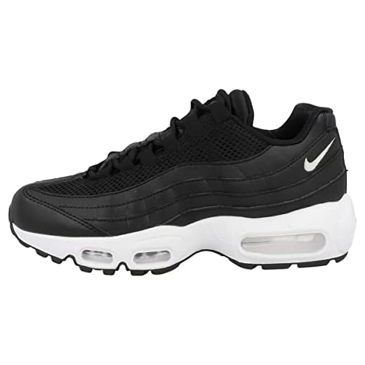 NIKE Air MAX 95, Zapatillas Deportivas Mujer, Black White Black, 36.5 EU