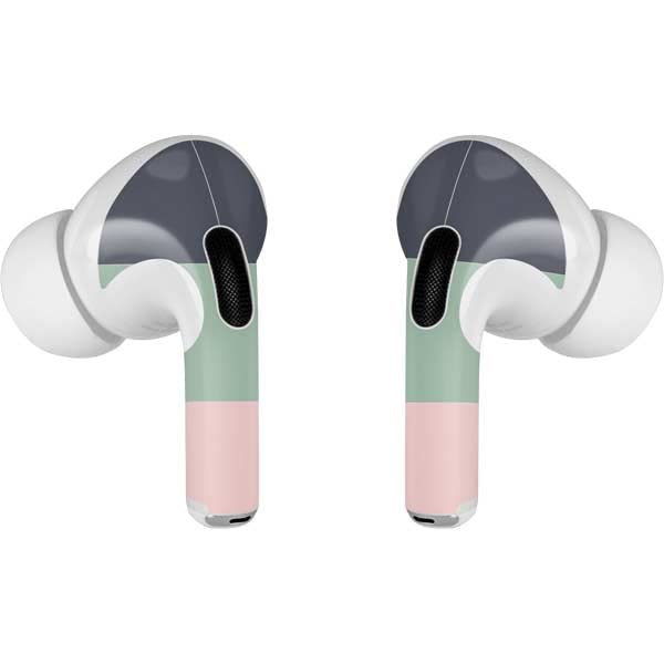 Skinit Decal Audio Skin Compatible with Apple AirPods Pro (2rd Gen, 2022) - Skinit Originally Designed Striped Spring Colors Design