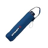 小川(Ogawa) AIRWALK 子供用 折りたたみ傘 ネイビー 55cm 指を挟みにくい安全カバー付き ブランドロゴ入り ネームバンド付き 11927